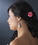 Elegance by Carbonneau Pin-900-Coral Coral Glitter Crystal Bridal Hair Pin 900