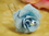Elegance by Carbonneau Pin-900-LtBlue Light Blue Glitter Crystal Bridal Hair Pin 900