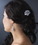 Elegance by Carbonneau Pin-900-Silver Silver Glitter Crystal Bridal Hair Pin 900