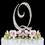 Elegance by Carbonneau Q-Completely-Covered Completely Covered ~ Swarovski Crystal Wedding Cake Topper ~ Letter Q
