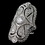 Elegance by Carbonneau Ring-5314-RD-CL Rhodium Clear CZ Art Deco Ring 5314