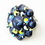 Elegance by Carbonneau Ring-9-S-Blue-AB Silver Blue & AB Crystal Flower Bridal Ring 9