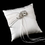 Elegance by Carbonneau RP-11-Brooch-112-S-Clear Ring Pillow 11 with Silver Clear Swirl Brooch 112