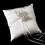 Elegance by Carbonneau RP-11-Brooch-43-S-Clear Ring Pillow 11 with Silver Clear Floral Swirl Crystal Brooch 43