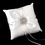 Elegance by Carbonneau RP-17-Brooch-19 Ring Pillow 17 with Wreath Rhinestones Brooch 19