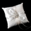 Elegance by Carbonneau RP-17-Brooch-3167-S-Clear Ring Pillow 17 with Silver Clear Floral Rhinestone Cluster Brooch 3167