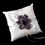 Elegance by Carbonneau RP-17-Brooch-8798-S-Amethyst Ring Pillow 17 with Silver Amethyst Marquise Crystal & Rhinestone Brooch 8798
