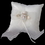 Elegance by Carbonneau RP-796-Rum Organza Bow & Rose Ring Pillow 796