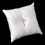 Elegance by Carbonneau RP-9-Brooch-30020-S-Clear Ring Pillow 9 with Silver Clear Faith Cross Brooch 30020