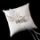 Elegance by Carbonneau RP-9-Brooch-42 Ring Pillow 9 with Silver Clear Crystal & Feather Brooch 42