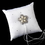 Elegance by Carbonneau RP-92-Brooch-117-A-Pearl Ring Pillow 92 with Antique Silver Floral Star Pearl Brooch 117