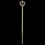 Elegance by Carbonneau Scepter-207-16-Gold-Clear Scepter 207 16 Gold Clear