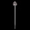 Elegance by Carbonneau Scepter-520-16-Silver-Pink Scepter 520 16 Silver Pink