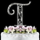 Elegance by Carbonneau T-Roman Romanesque ~ Swarovski Crystal Wedding Cake Topper ~ Letter T