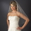 Elegance by Carbonneau V-119-1E Single Tier Elbow Length Veil with Sparkling Beaded Edge of Accents 119