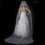 Elegance by Carbonneau V-137-1C Single Layer Cathedral Length Veil with Sparkling Diffuse Rhinestone Edge 137
