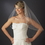Elegance by Carbonneau V-137-1E Bridal Wedding Single Layer Elbow Length Veil 137