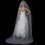 Elegance by Carbonneau V-139-1C Fine Single Tier Cathedral Length Veil with Crystal Rhinestone & Beaded Edge 139 1C