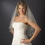 Elegance by Carbonneau V-139-E Bridal Wedding Double Layer Elbow Length Veil 139 w/ Crystals