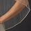Elegance by Carbonneau V-1834 Single Layer Fingertip Length Bridal Wedding Veil with Pearl & Beaded Edge 1834