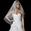 Elegance by Carbonneau V-350-F Bridal Wedding Double Layer Fingertip Length w/AB Swarovski Crystal Edge Veil 350