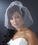 Elegance by Carbonneau V-Cage-500 Fine Single Tier Bridal Wedding Birdcage Face Veil Blusher 500
