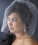 Elegance by Carbonneau V-Cage-502 Single Tier Fine Birdcage Face Veil Softly Scattered with Rhinestones 502