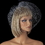 Elegance by Carbonneau V-CAGE-900 Plain Single Layered French Netting Birdcage Face Veil 900
