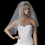 Elegance by Carbonneau VC-S Bridal Wedding Double Layer Shoulder Length Cut Edge Veil VC S