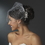 Elegance by Carbonneau V-Cage-700 Bridal Couture Birdcage Veil Blusher with Simple Comb in White or Ivory 700