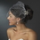 Elegance by Carbonneau V-Cage-700 Bridal Couture Birdcage Veil Blusher with Simple Comb in White or Ivory 700