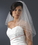 Elegance by Carbonneau Veil-5000 Double Tier Bridal Veil with Swarovski & Pearl Flower Accents & Pencil Edge 5000
