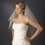 Elegance by Carbonneau Veil-5000 Double Tier Bridal Veil with Swarovski & Pearl Flower Accents & Pencil Edge 5000
