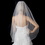 Elegance by Carbonneau Veil-VP-1F Bridal Wedding Single Layer Fingertip Length Veil VP 1F