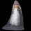 Elegance by Carbonneau VS-1C-18 Bridal Wedding Single Layer Satin Ribbon Edge Cathedral Length Veil VS 1C