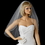 Elegance by Carbonneau VSW-1E Bridal Wedding Single Layer Elbow Length Swarovski Rhinestone Edge Veil VSW 1E