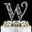 Elegance by Carbonneau W-Roman Romanesque ~ Swarovski Crystal Wedding Cake Topper ~ Letter W