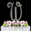 Elegance by Carbonneau W-Vintage Vintage ~ Swarovski Crystal Wedding Cake Topper ~ Letter W