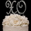 Elegance by Carbonneau XO-Vintage Vintage ~ Swarovski Crystal XO Hugs & Kisses Wedding Anniversary Cake Top