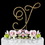 Elegance by Carbonneau Y-Renaissance-Gold Renaissance ~ Swarovski Crystal Wedding Cake Topper ~ Gold Letter Y