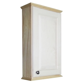 WG Wood Products ASH-124 24" Ashley Series On the wall Cabinet 2.5" deep inside