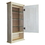 WG Wood Products ASH-130-6s 30" Ashley Series On the wall Cabinet with 6" open shelf 2.5" deep inside