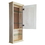 WG Wood Products ASH-136-12s 36" Ashley Series On the wall Cabinet with 12" open shelf 2.5" deep inside