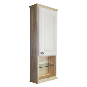 WG Wood Products ASH-136-12s 36" Ashley Series On the wall Cabinet with 12" open shelf 2.5" deep inside