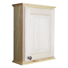 WG Wood Products ASH-218 18" Ashley Series On the wall Cabinet 3.5" deep inside
