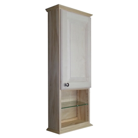 WG Wood Products ASH-336-12s 36" Ashley Series On the wall Cabinet with 12" open shelf 5.5" deep inside