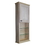 WG Wood Products ASH-336-18s 36" Ashley Series On the wall Cabinet with 18" open shelf 5.5" deep inside
