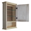WG Wood Products ASH-424-6s 24" Ashley Series On the wall Cabinet  with 6" open shelf - 7.25" deep inside