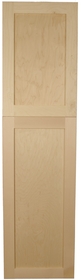 WG Wood Products FR-250 Shaker Style Frameless Recessed in wall Bathroom Medicine Storage Pantry Cabinet-Multiple Finishes