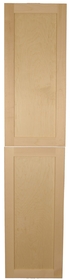 WG Wood Products FR-262 Shaker Style Frameless Recessed in wall Bathroom Medicine Storage Pantry Cabinet-Multiple Finishes